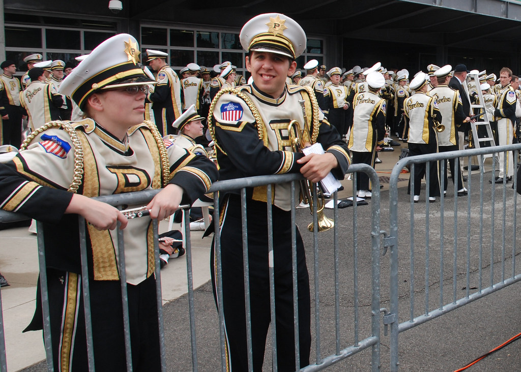 Purdue Band Members at the Track Jane Holman Flickr