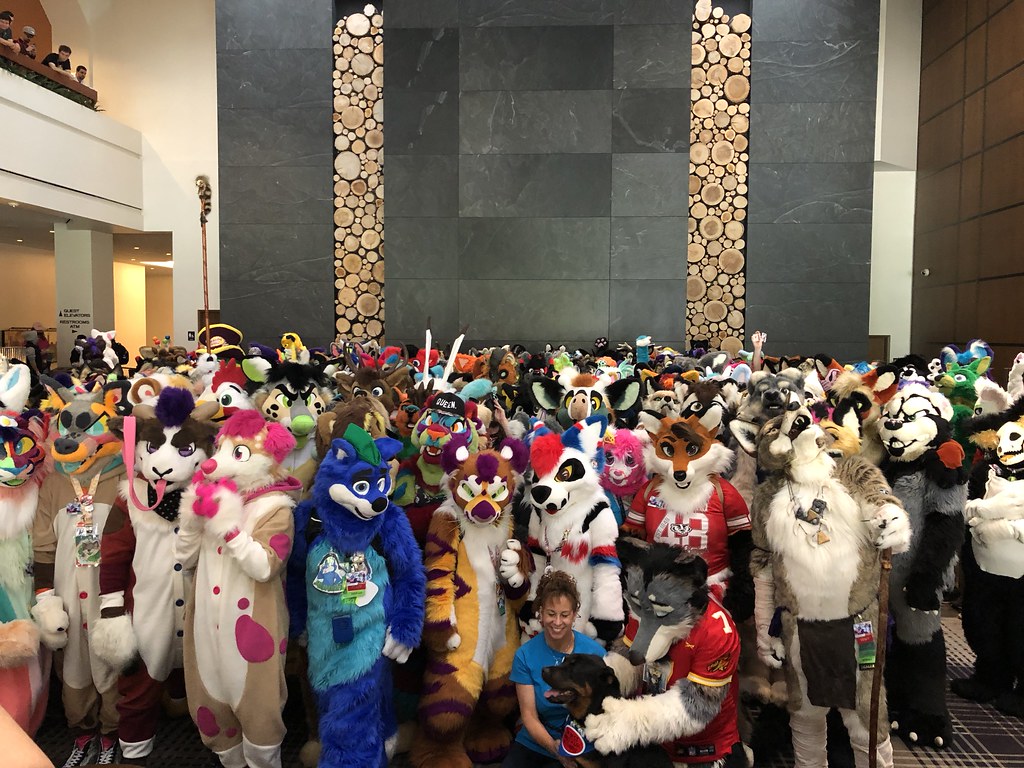 Fursuit Group Photo The Furry Migration Furry Convention w… Flickr