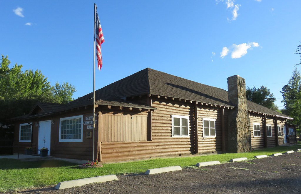 Dayton Community Hall (Dayton, Wyoming) Dayton, Wyoming is… Flickr