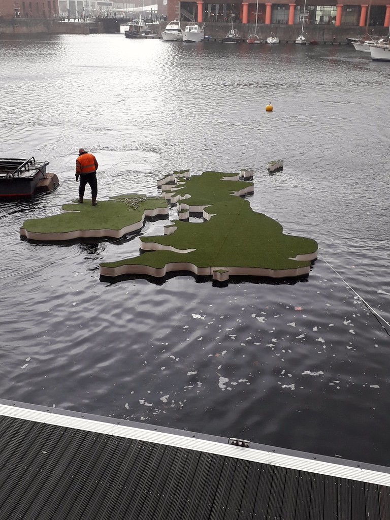 Albert Dock Floating Weather Map Albert Dock Liverpool. This floating map was used on the G… Flickr