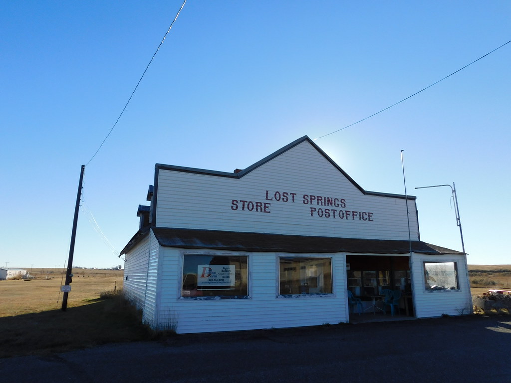 Lost Springs Store & Post Office Building Lost Springs, Wy… Flickr