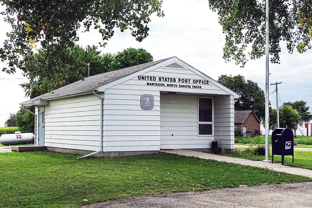 Mantador, ND post office Richland County. Photo by J Galla… Flickr