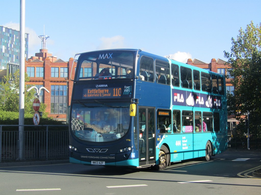 Arriva Yorkshire 1716 NK13AZF Leeds City Bus Stn on 110 (1… Flickr
