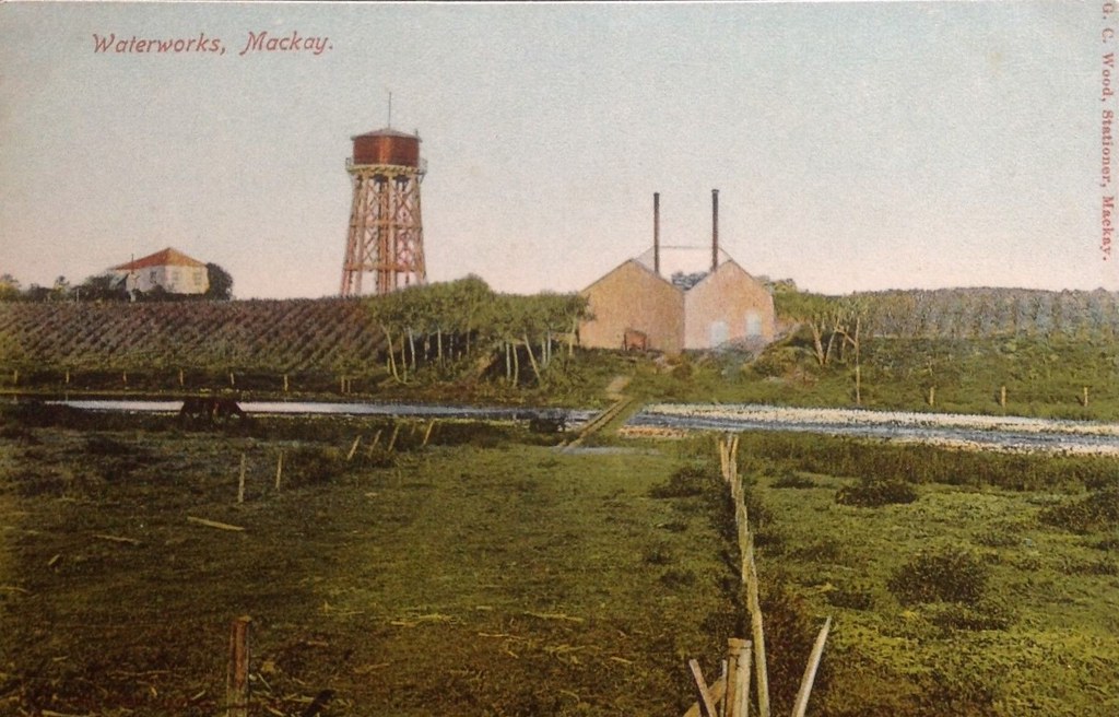 Waterworks tower in Mackay, Qld early 1900s Aussiemobs Flickr