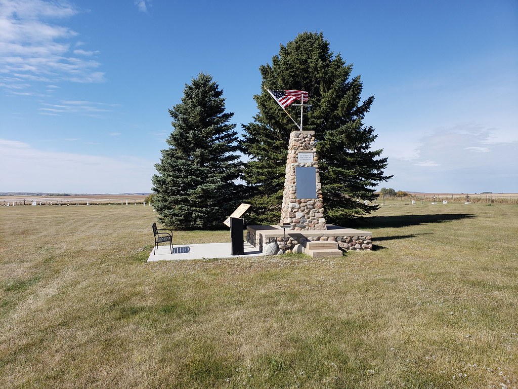 St. Maria's Strasburg Cemetery Monument near Selz, Pierce County, ND