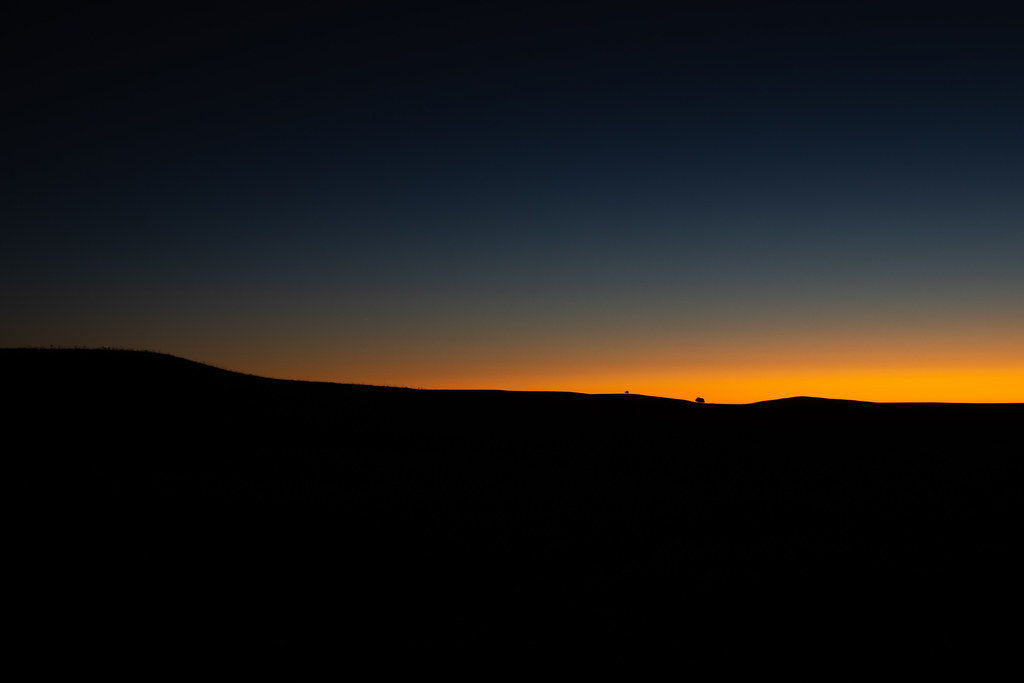 Early Dawn Texaco Hill, Greenwood County, Kansas Vincent Parsons Flickr