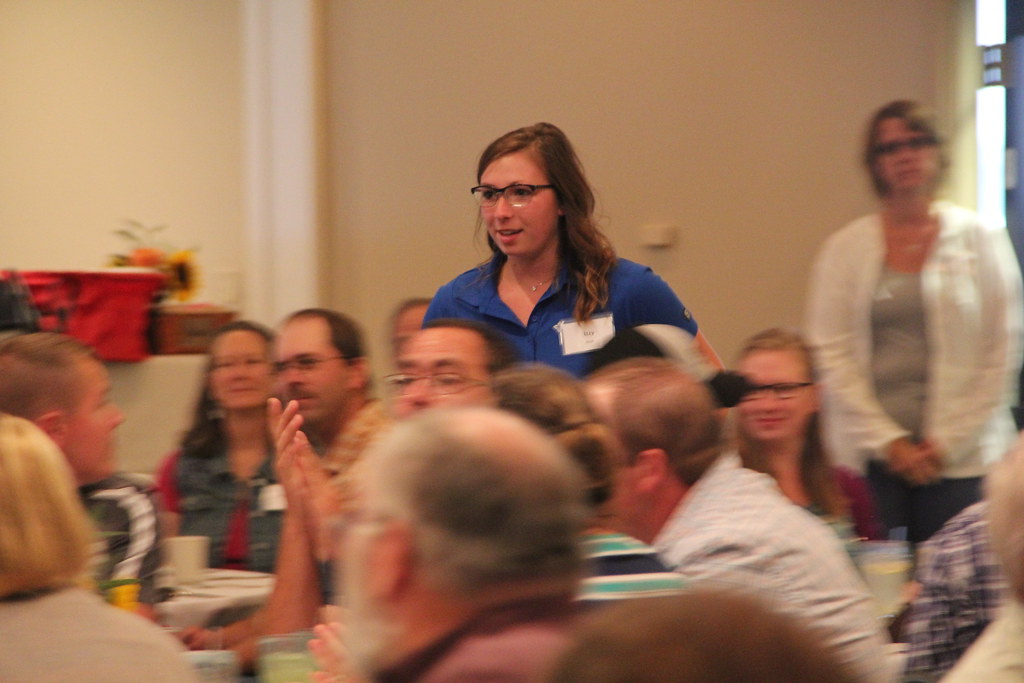 IMG_2462 Newest member, Izzy Knoll is introduced. Allegan Co Farm