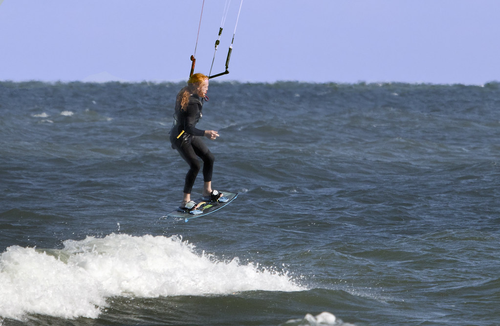 Kitesurfing Kiteboarding Kite surfing Outer Banks Carolina… Flickr