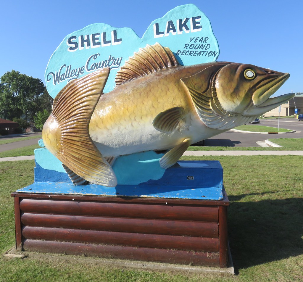 Shell Lake Sign (Shell Lake, Wisconsin) Shell Lake… Flickr
