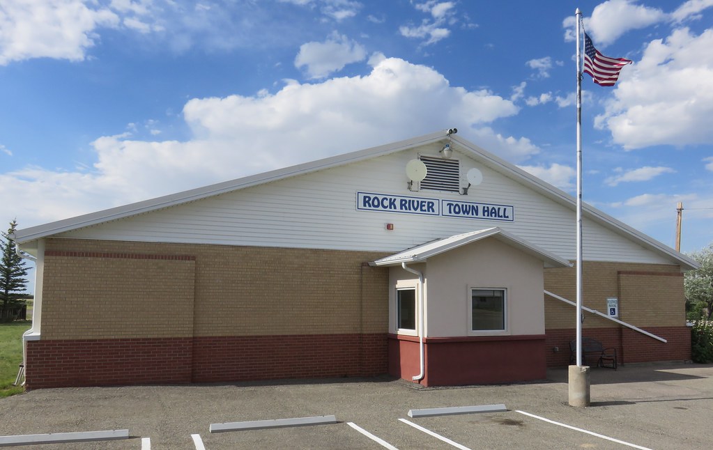 Rock River, Wyoming Town Hall Rock River, Wyoming is a sma… Flickr