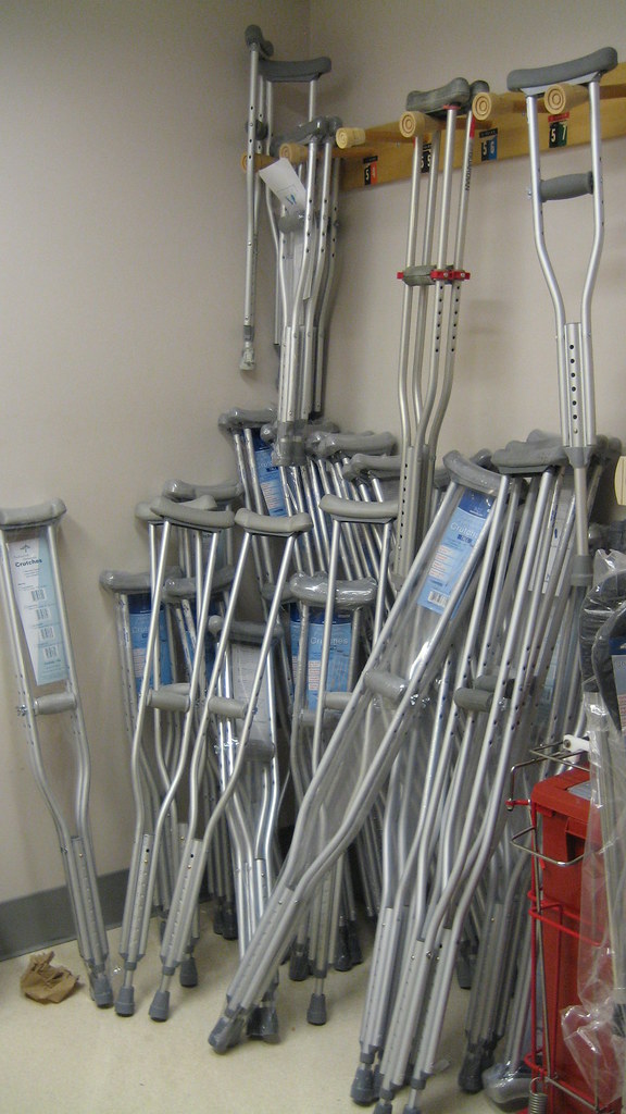 Crutches Our particular room in the ER had a lot of crutch… Flickr