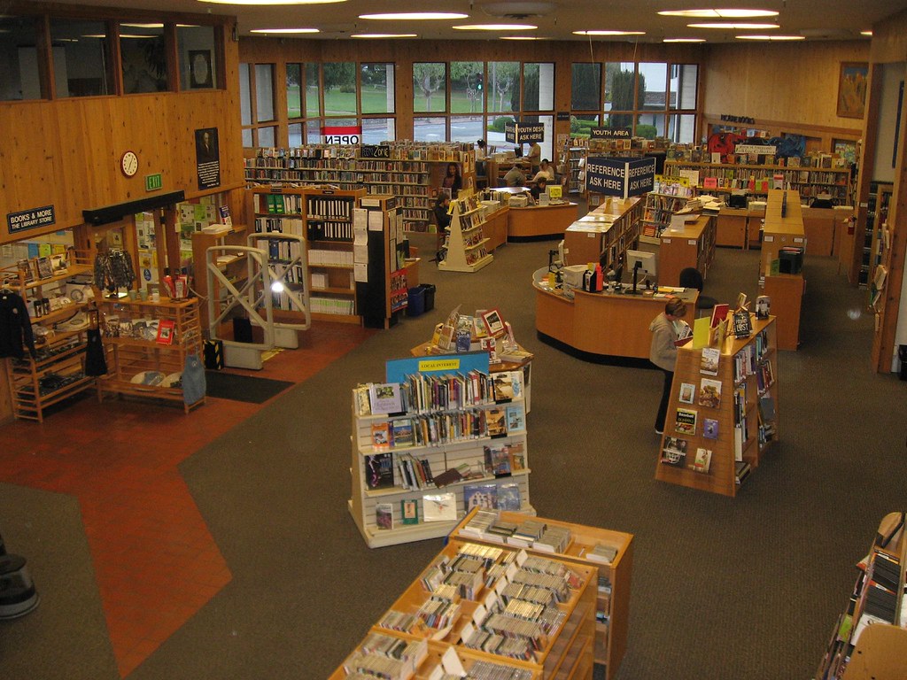 Inside the Monterey Public Library Monterey Public Library Flickr