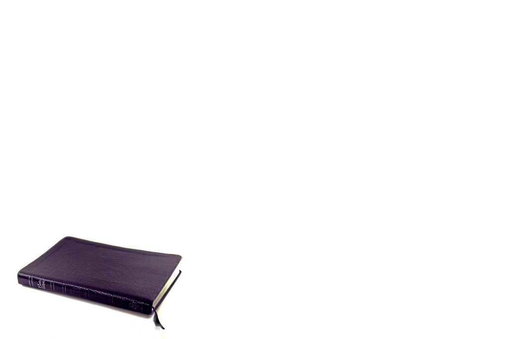 Bible on White (Background) Sometimes there's nothing