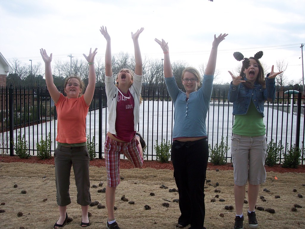 7th grade girls lunch party 017 The throwing of the pine c… Flickr