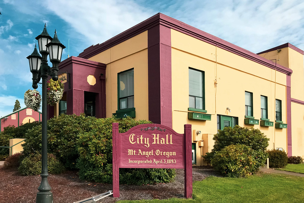 City Hall, Mt. Angel, Oregon Mt. Angel weighs new city hal… Flickr