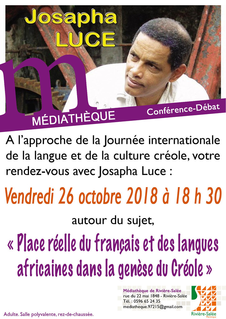 RencontreJosaphaLuce Médiathèque Municipale de RIVIERESALEE Flickr