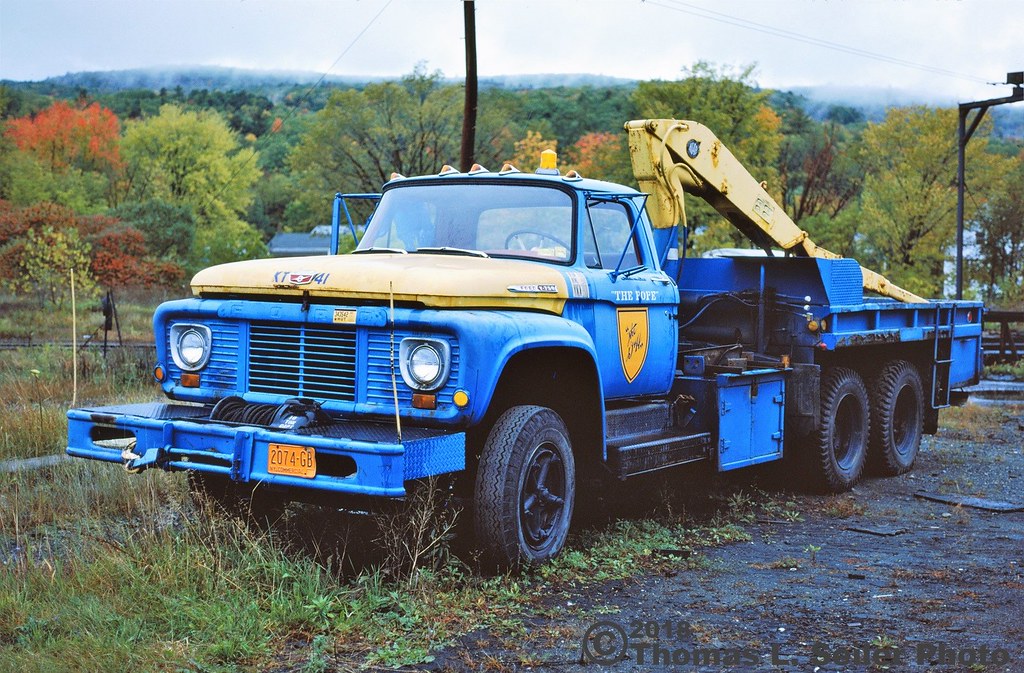 DELAWARE & HUDSON FORD T750 MofW CRANE TRUCK WHITEHALL,… Flickr