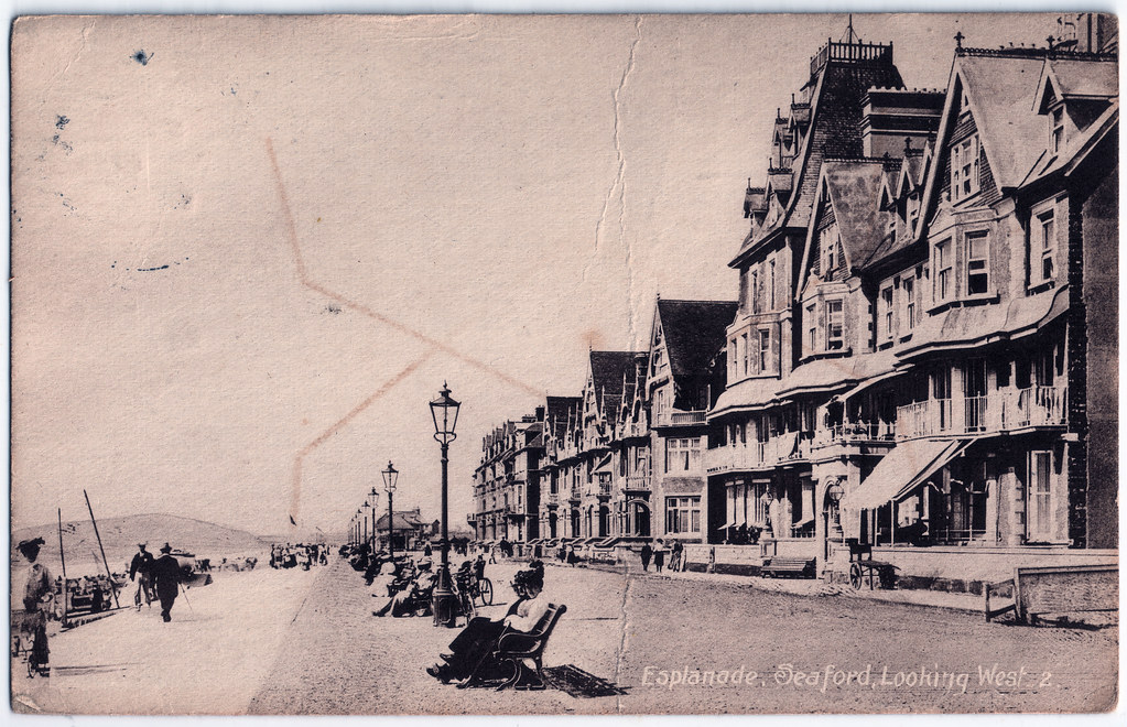 Seaford Esplanade Looking West Prior to 1920. And A Tug … Flickr