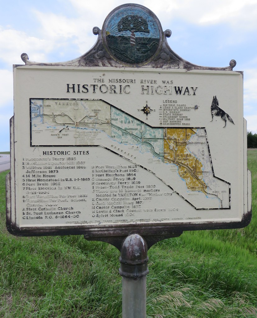 Historic Highway Marker (Bon Homme County, South Dakota) Flickr