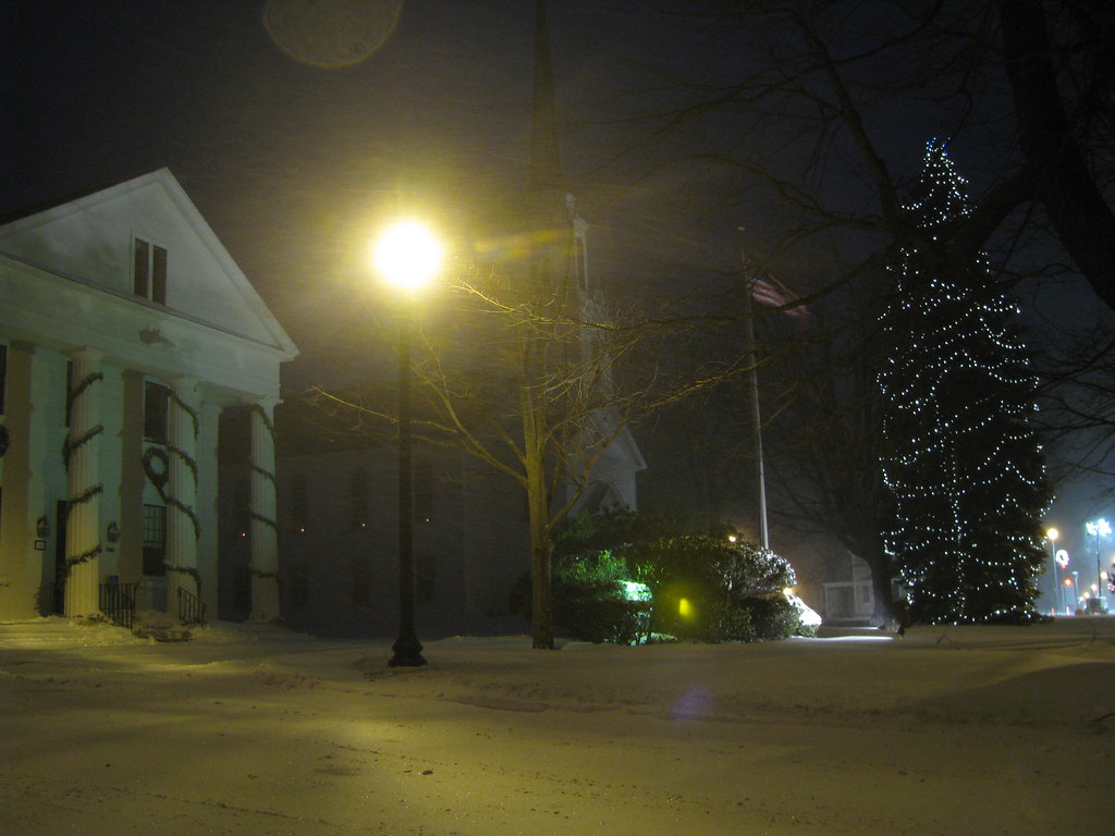 Holden MA town hall in snow storm gregg koenig Flickr