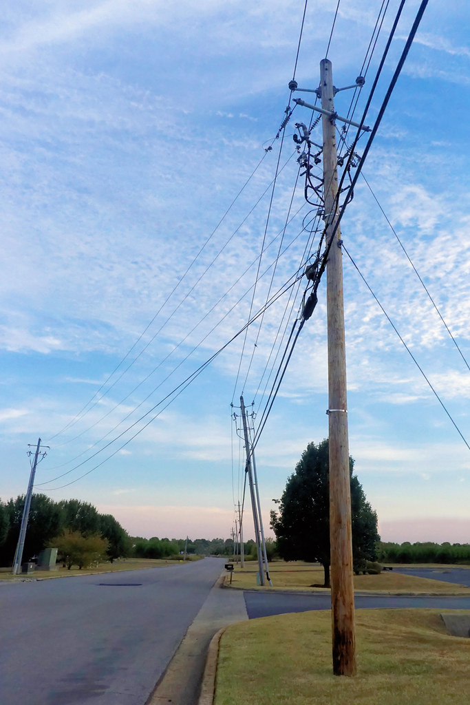 Straighten Up! Leaning power poles in Huntsville, Alabama Richard
