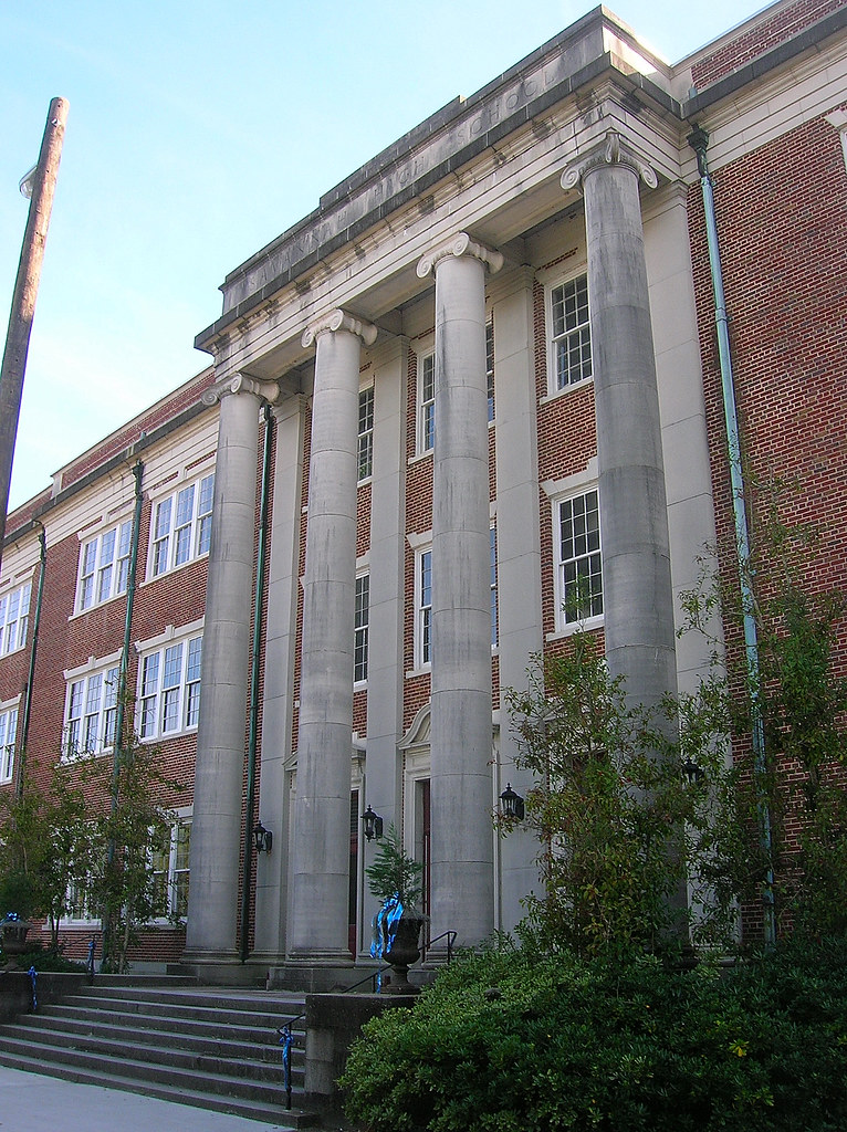 Old Savannah High School A picture of the front of the Old… Flickr