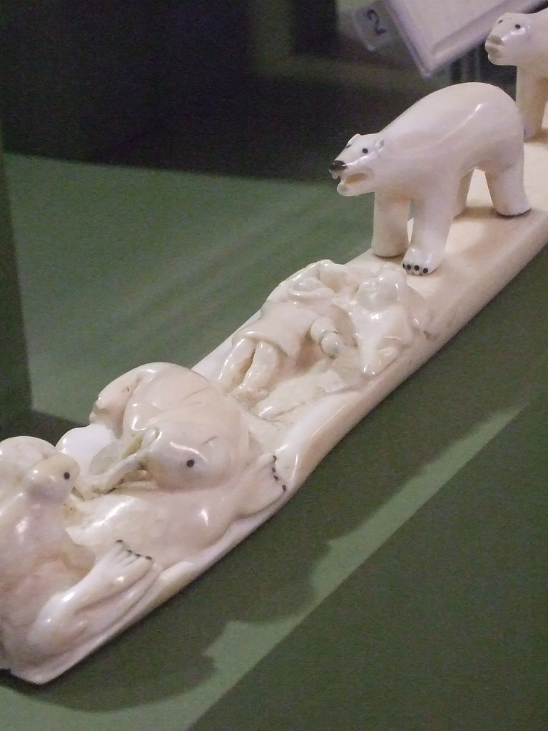 Ivory carving Eskimo Alaska Mary Harrsch Flickr