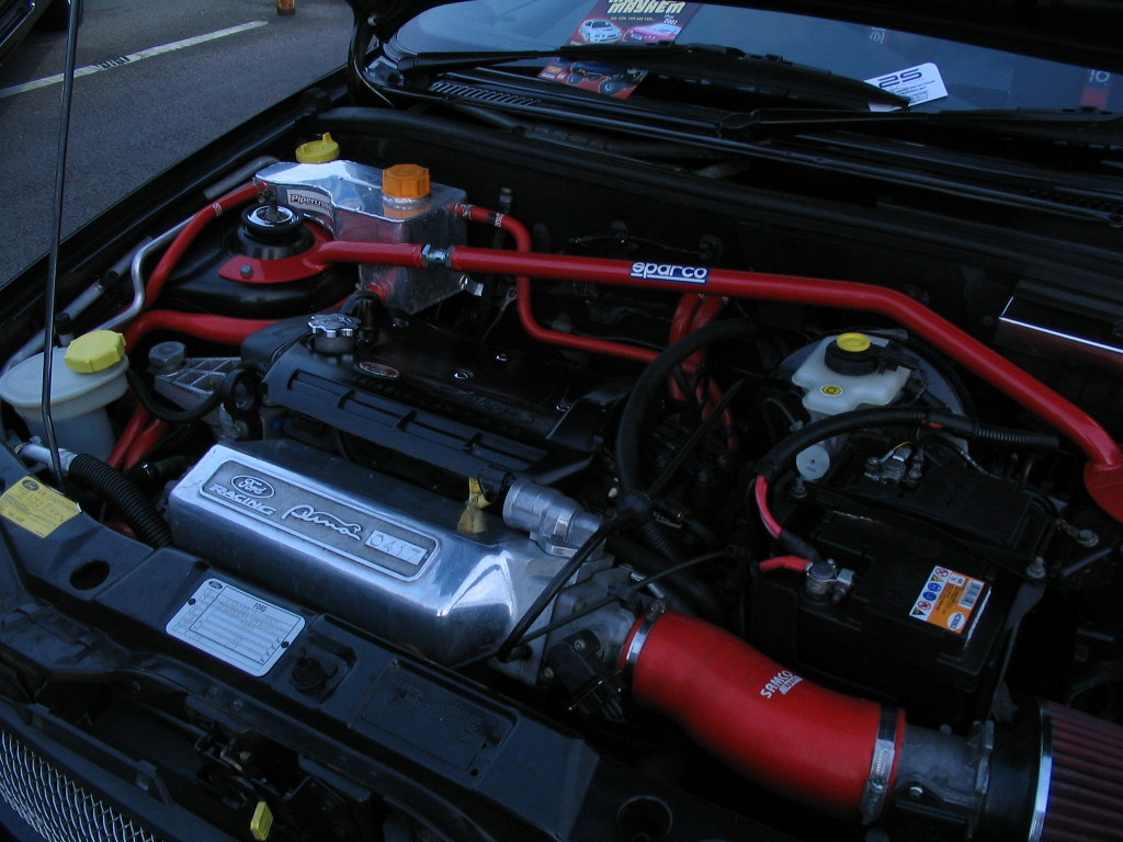 Ford fiesta engine Ford fiesta engine bay with puma racing