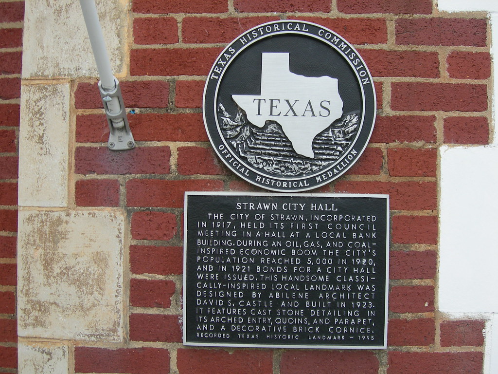 Strawn City Hall Marker Strawn, Texas Jimmy Emerson, DVM Flickr