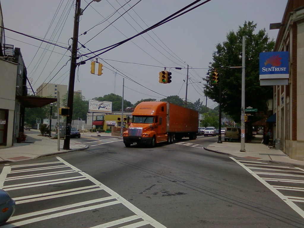 Another Schneider National truck in East Atlanta Village Flickr