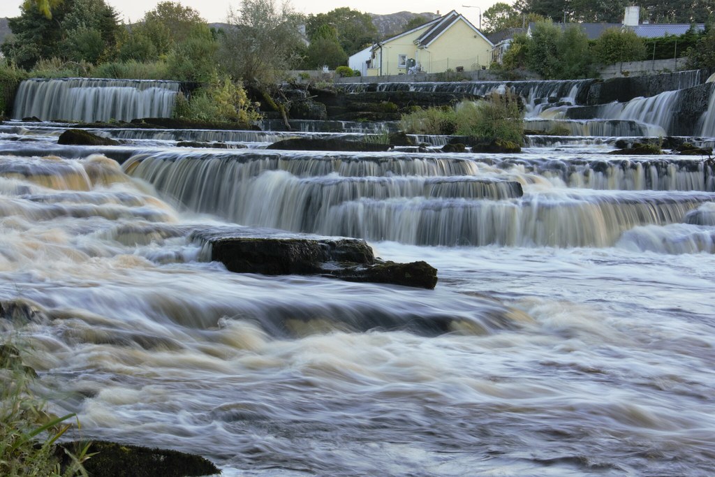 Falls at Ballysadare, Sligo. Caroline Johnston Flickr