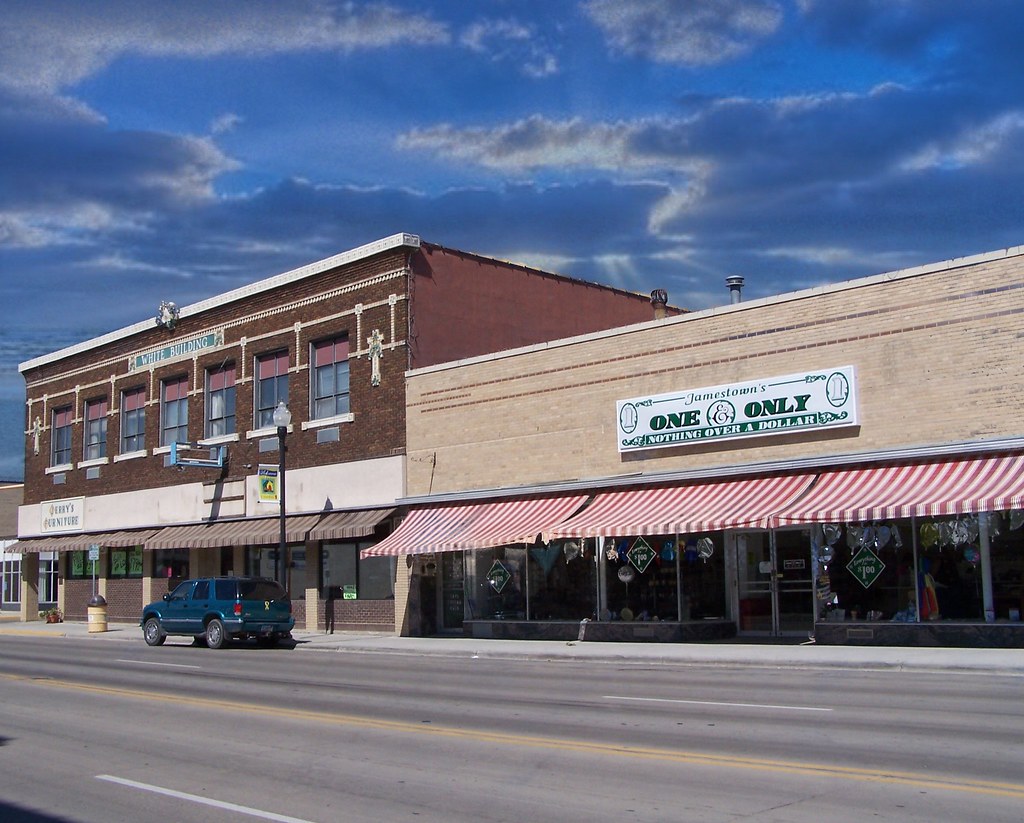 Jamestown North Dakota White Building Former J C Penne… Flickr