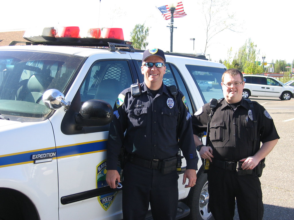 Blaine Washington Police Officers Two super friendly Polic… Flickr
