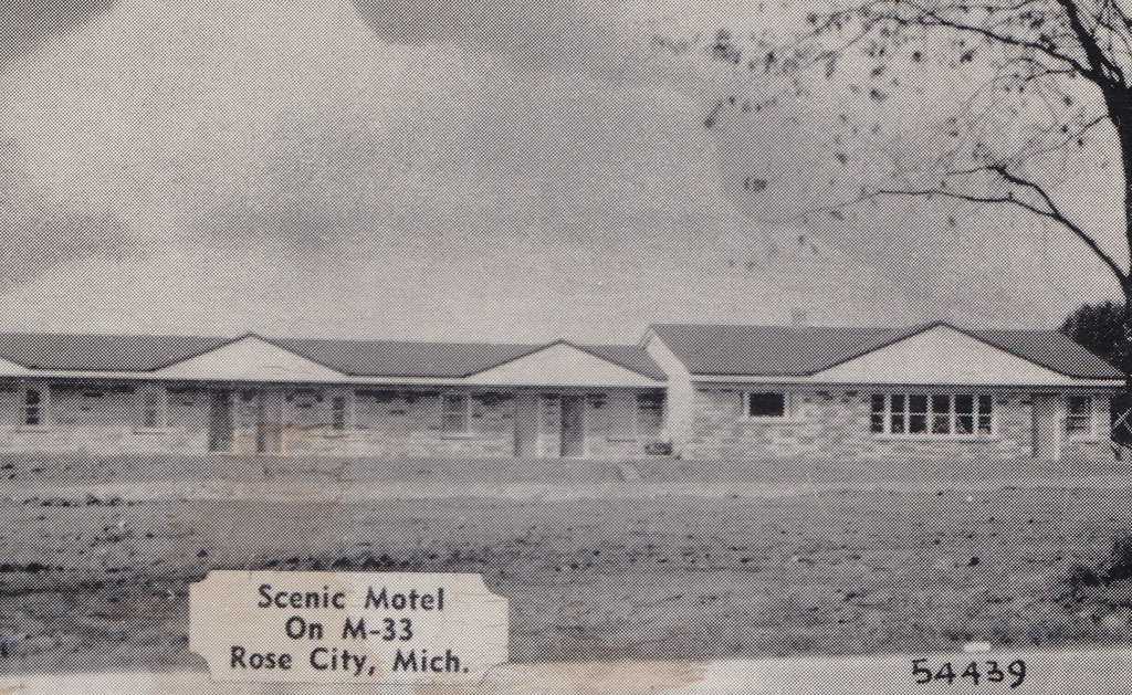 NE Rose City Lupton Hale MI c.1940s THE SCENIC MOTEL on M… Flickr