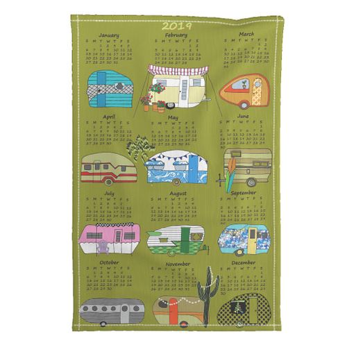 2018 RV Tea Towel Great christmas presents. Sew you friend… Flickr