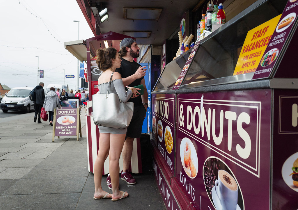 hot food & donuts central promenade, blackpool johnny durham Flickr