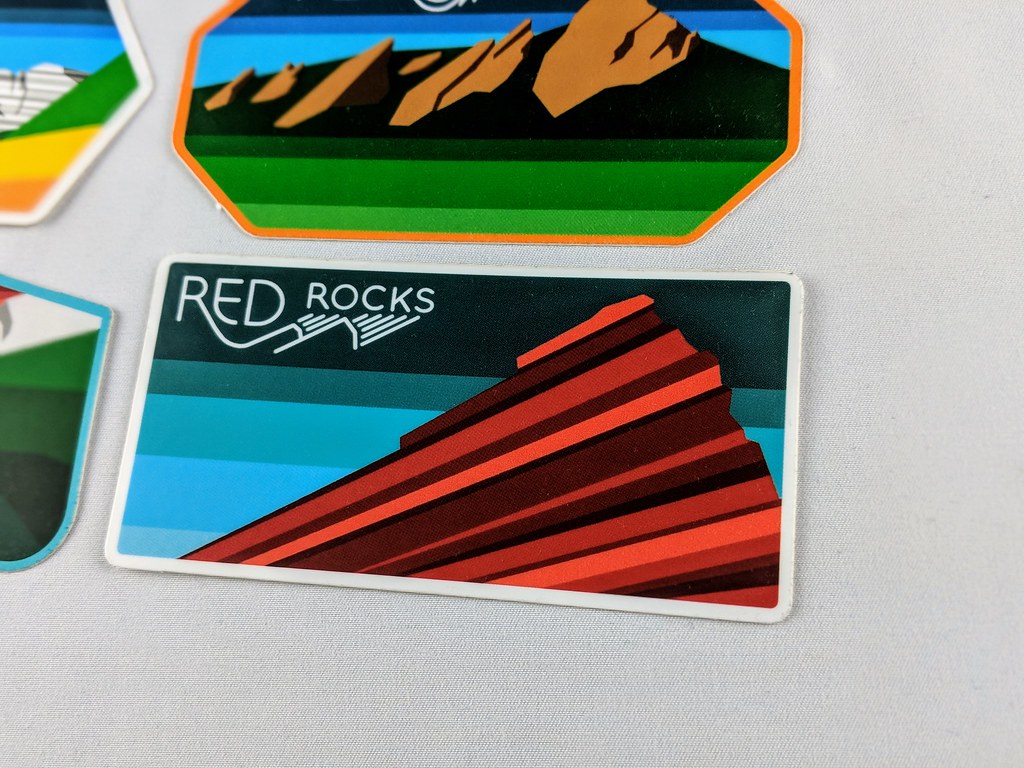 StickerGiantKindDesignRedRocks2018 StickerGiant Custom Stickers