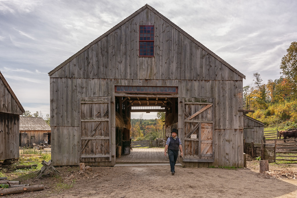 Barn, Freeman Farm, Old Sturbridge Village Restoration, Ma… Flickr