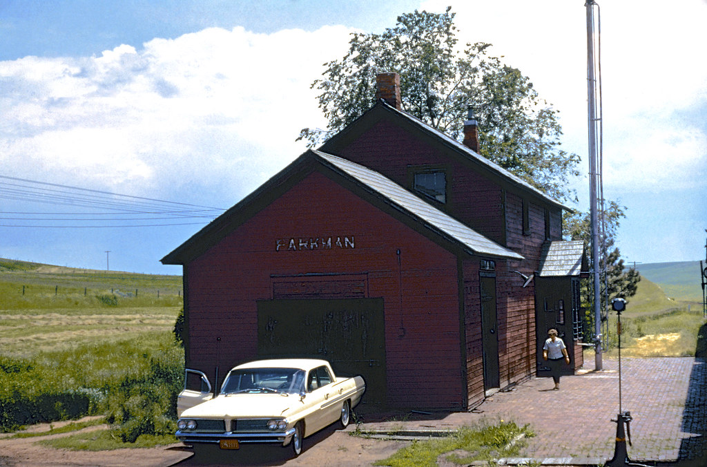 CB&Q Depot ar Parkman, Wyoming a photo on Flickriver