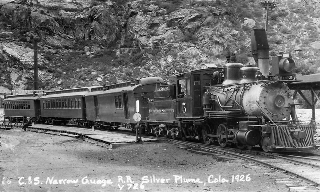 Silver Plume Colorado & Southern 3ft gauge 260 no. 5 on … Flickr