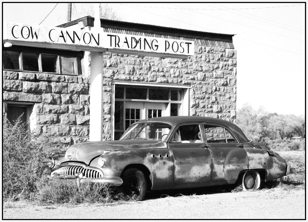 Bluff, Utah 50's Buick. Cow Canyon Trading Post. Bluff… Flickr