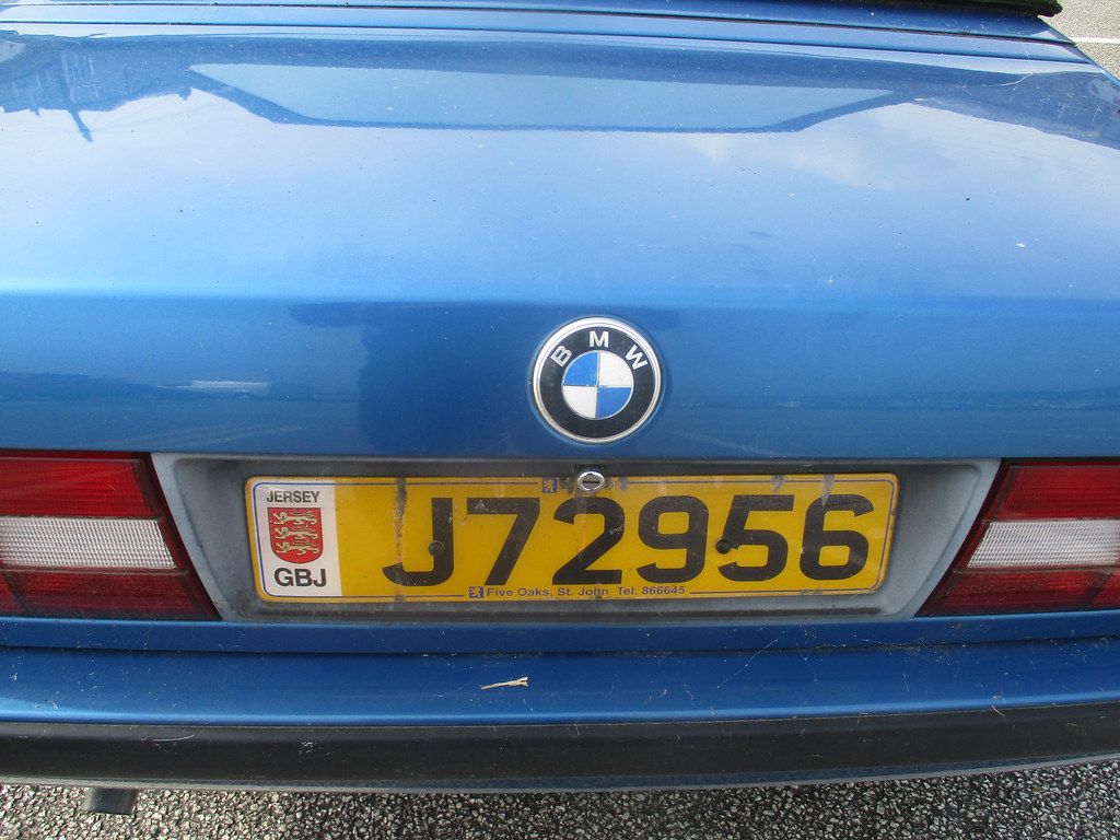 Jersey Number Plate Peugeot dealer plate from Five Oaks Ga… Flickr