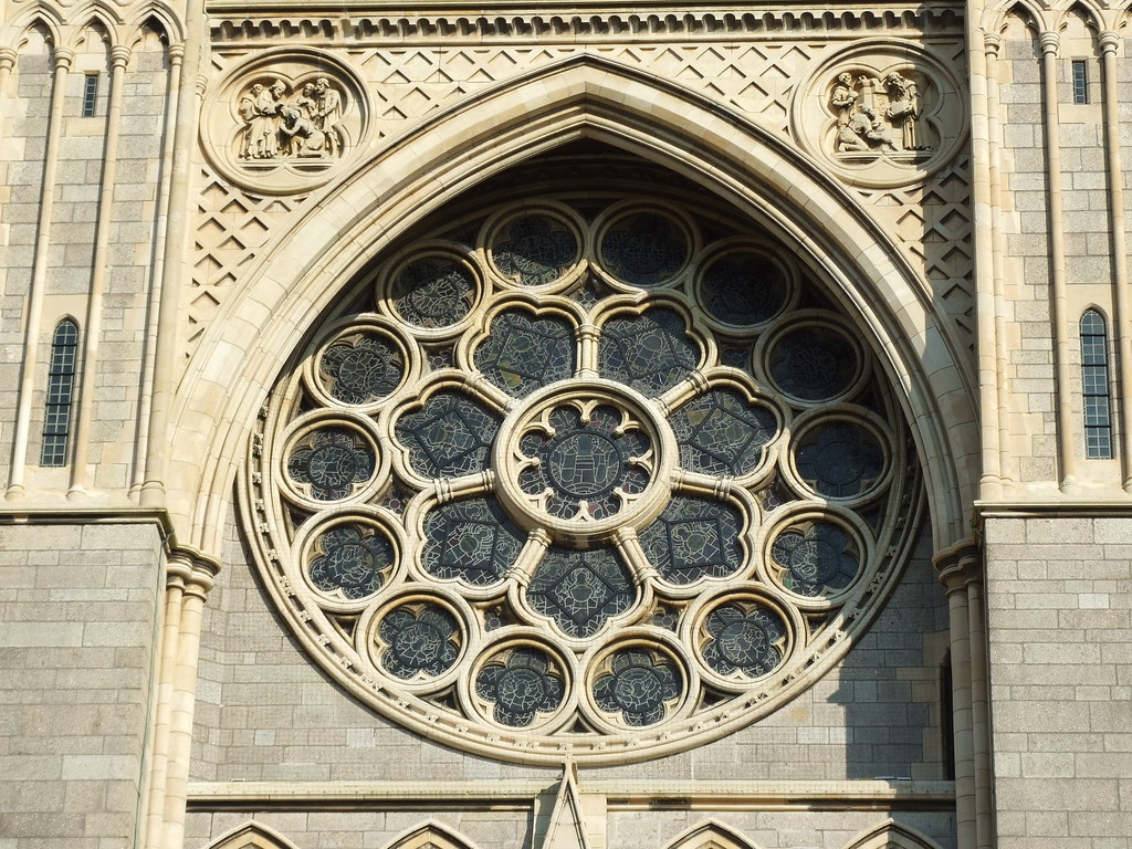 Cathedral window A closer view of the large window on the … Flickr