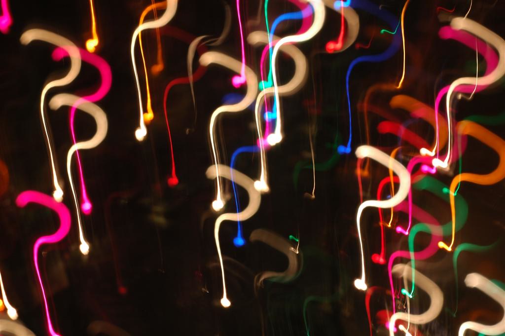 Christmas lights question mark Just a string of Christmas … Flickr