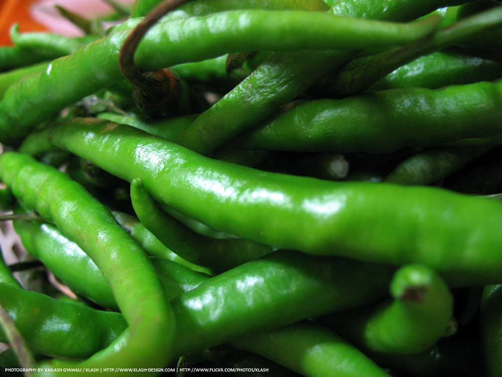 green chillies i love green chillies, i love the smell, th… Flickr