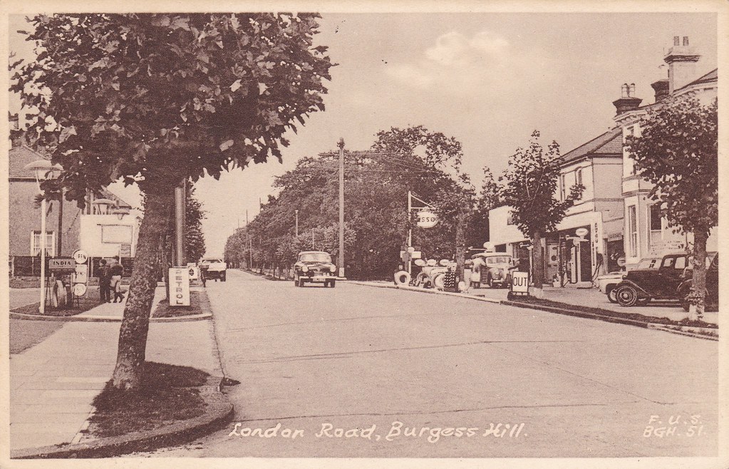 Esso London Road, Burgess Hill late 1950's early 1960's Flickr