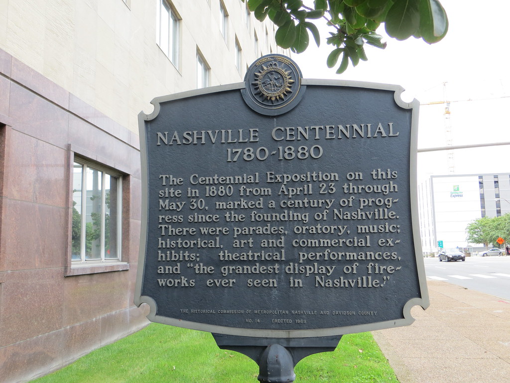 Nashville Centennial Marker Nashville TN Lance Taylor Flickr