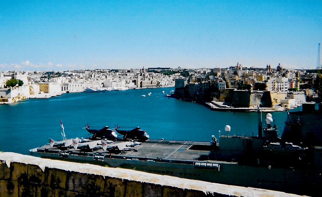 HMS Ark Royal Flight Deck HMS Ark Royal, Valletta, Malta. … Flickr