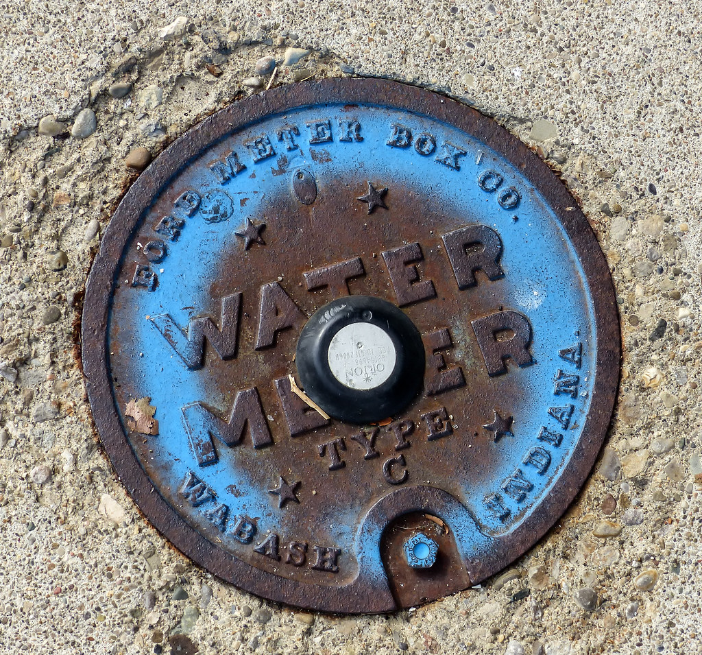 Type C Water Meter On a sidewalk in Covington, Kentucky. I… Flickr