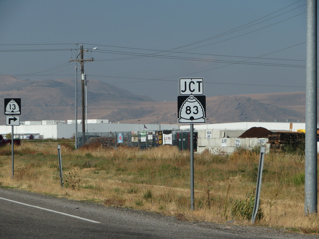 Junction of Utah State Route 13 and 83, Corinne, Utah Flickr